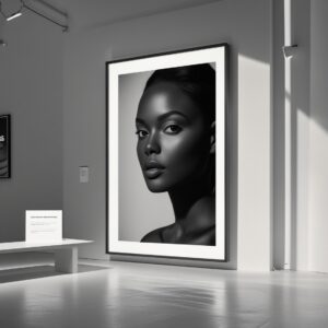 Large Format Black & White Portrait